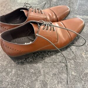 Classic Brown Leather Men's Dress Shoes
